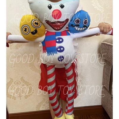 New Christmas Snowman Clown Double Head Scary Plush Toy Doll Wuggyed Huggyed Kiss Missy Anime Cartoon 3 - Huggy Wuggy Plush