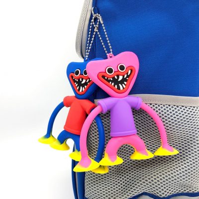 Playtime Silicone Toy Key Bags Decoration Sucking Bottom Huggy Horror Monkey Doll with Stree Release Toys - Huggy Wuggy Plush