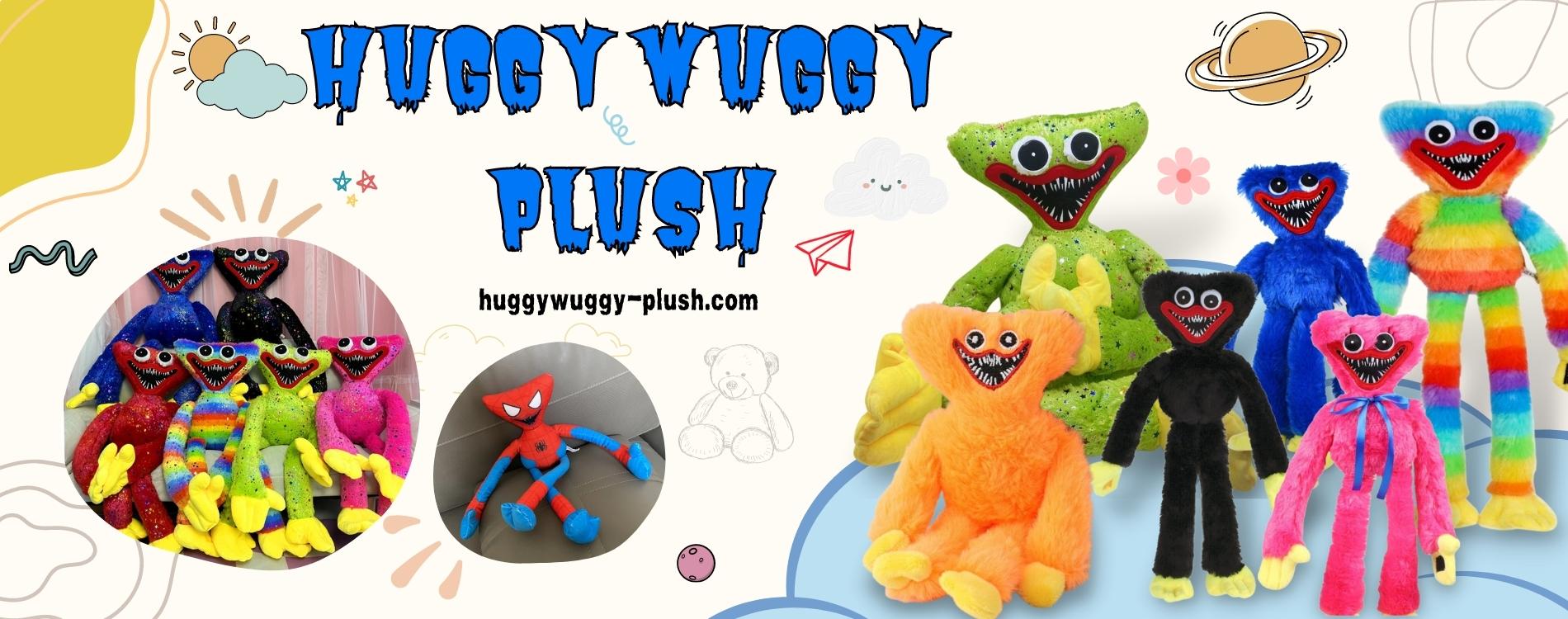 Official Poppy Playtime 14 Smiling/Scary Huggy Wuggy Soft Plush Brand New